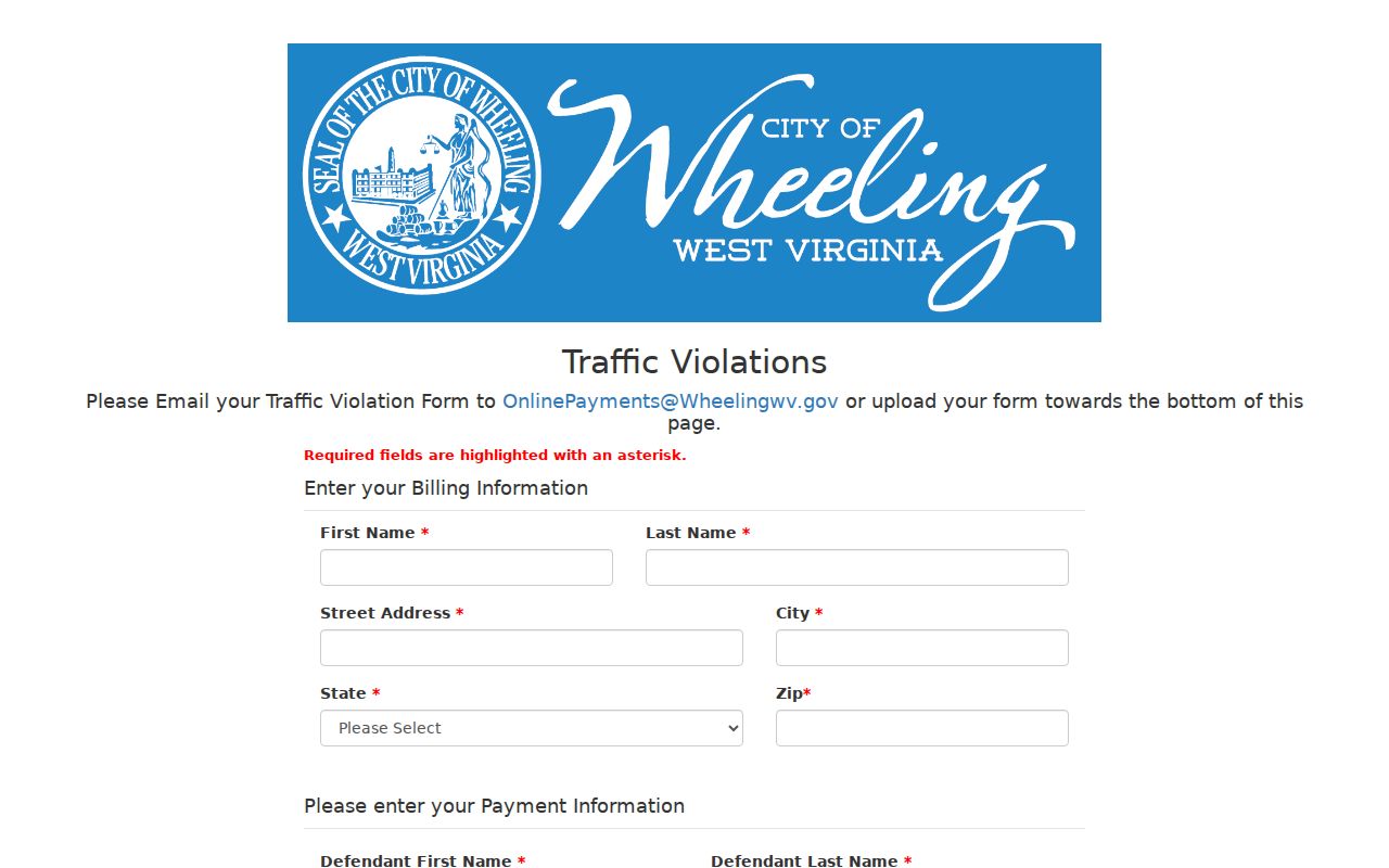 Wheeling court docket traffic citation payment fields