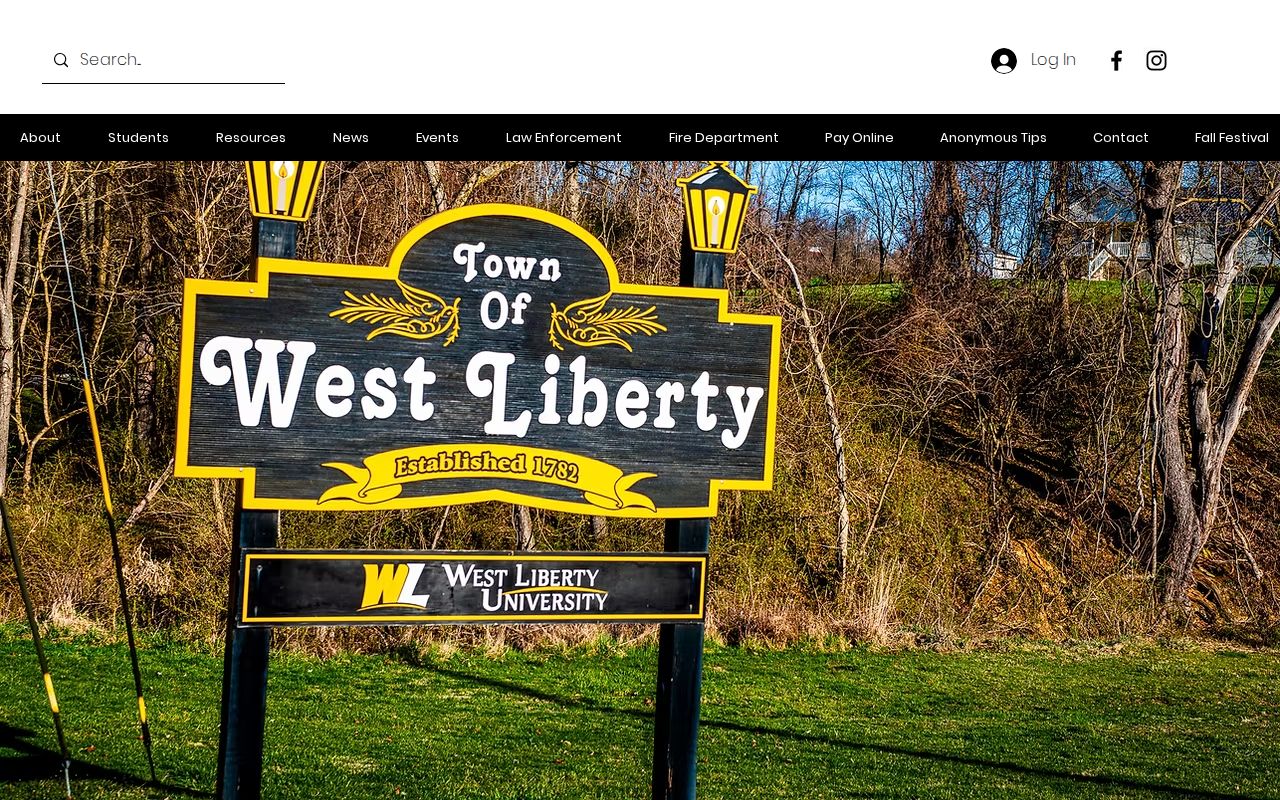 Official West Liberty town page with Town Hall contact information